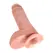 King Cock 8 Inch Intimate Companion with Balls Flesh 20.3cm