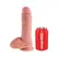 King Cock 8 Inch Intimate Companion with Balls Flesh 20.3cm