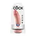 King Cock 8 Inch Anatomical Model with Suction Cup, Flesh Tone