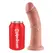 King Cock 8 Inch Anatomical Model with Suction Cup, Flesh Tone