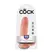 King Cock 7 Inch Model with Balls Flesh Tone, Suction Base, 17.8 cm
