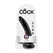 Pipedream King Cock 7 Inch Black - Anatomical Model with Suction Base