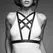 Bijoux Indiscrets MAZE Net Cleavage Harness Black Vegan Leather Adjustable