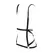 Bijoux Indiscrets Maze Arrow Dress Harness Black Vegan Adjustable