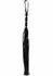 Ouch! Long Studded Flogger Whip Black PU Leather 70cm Durable Handle