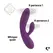 FeelzToys Lea Dual Motor Intimate System, Purple, Waterproof Silicone