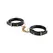Bijoux Indiscrets Maze Adjustable Vegan Slim Handcuffs Black