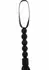 Shots Short Beaded Flogger Whip PU Leather Black Compact Design