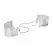 Bijoux Indiscrets DESIR METALLIQUE Silver Adjustable Chain Cuffs