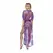 Baci Lingerie Midnight Desire Lace Gown Purple S/M - Elegant Long Dress