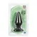 Doc Johnson Classic Large Anal Plug Black 14cm Ergonomic Design