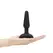 b-Vibe Trio Plug Black - Medium Size Intimate System, 3 Motors, Remote