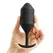 b-Vibe Snug Plug 4 Black Weighted Silicone Plug 257g 4.3x14cm