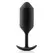 b-Vibe Snug Plug 3 Black Weighted Silicone Anal Model 180g 3.6x12.7cm