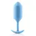 b-Vibe Snug Plug 3 Weighted Silicone Intimate Device Teal 12.7cm