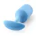 b-Vibe Snug Plug 3 Weighted Silicone Intimate Device Teal 12.7cm