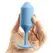 b-Vibe Snug Plug 3 Weighted Silicone Intimate Device Teal 12.7cm
