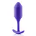 b-Vibe Snug Plug 2 Weighted Silicone Model 114g Purple 3x11.4cm