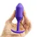b-Vibe Snug Plug 2 Weighted Silicone Model 114g Purple 3x11.4cm