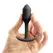 b-Vibe Snug Plug 1 Black - Compact Weighted Silicone Intimate Plug