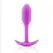 b-Vibe Snug Plug 1 Fuchsia Weighted Silicone Anal System 2x9.4cm