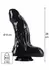 HIDDEN DESIRE Extreme Dong Xtra Thick 28 cm Black PVC Model