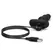 b-Vibe Triplet Vibrating Bead System Black Rechargeable 11.7cm