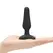 b-Vibe Novice Plug Black - Compact Rechargeable Silicone Model with Remote