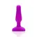 b-Vibe Novice Plug Fuchsia - Compact Silicone Vibrating Plug 10.2 cm