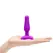 b-Vibe Novice Plug Fuchsia - Compact Silicone Vibrating Plug 10.2 cm