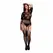 Baci Queen Size Crotchless Floral Lace Bodystocking with Suspender Effect