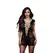Baci Ultra Corset Dress One Size - Black Lace, Adjustable Lacing