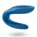 Satisfyer Partner Double Whale Couples Model, Waterproof, Blue Silicone