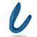 Satisfyer Partner Double Whale Couples Model, Waterproof, Blue Silicone