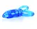 The Screaming O DoubleO 8 Blue - Dual Ring Intimate Device, Waterproof