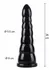 HIDDEN DESIRE Extreme Anal Cone 26 cm XXL PVC Black Wide Base