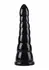 HIDDEN DESIRE Extreme Anal Cone 26 cm XXL PVC Black Wide Base