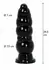 HIDDEN DESIRE Extreme Buttplug Balls 24.5 cm XXL PVC Black