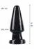 HIDDEN DESIRE Extreme Cone Head Large 17 cm Intimate Plug Black