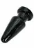 HIDDEN DESIRE Extreme Cone Head Large 17 cm Intimate Plug Black