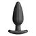 ElectraStim Silicone Noir Rocker Anal Plug Large, E-Stim, 14.5 cm