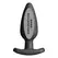 ElectraStim Silicone Noir Rocker Anal Plug Large, E-Stim, 14.5 cm