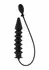HIDDEN DESIRE Inflatable Ribbed Plug Expert Silicone Black Large