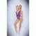 BACI Lingerie Raven Ruffle Bodysuit Purple S/M - Elegant Amethyst Design