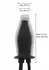 HIDDEN DESIRE EXTREME Inflatable Lubricating Plug Silicone Black