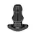 Perfect Fit Double Tunnel Plug Medium Black - Innovative Open-Channel Plug