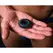 Perfect Fit Ribbed Ring Black - Flexible SilaSkin Comfort Ring