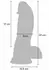 Dinosaur Monster Silicone Intimate Machine with Suction Base, Large Size