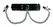 Sportsheets Vegan Leather Collar with Adjustable Clamps, Black, 27cm Chains