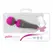 PalmPower Rechargeable Wand Massager - Silicone, Multi-Speed, 19.5 cm